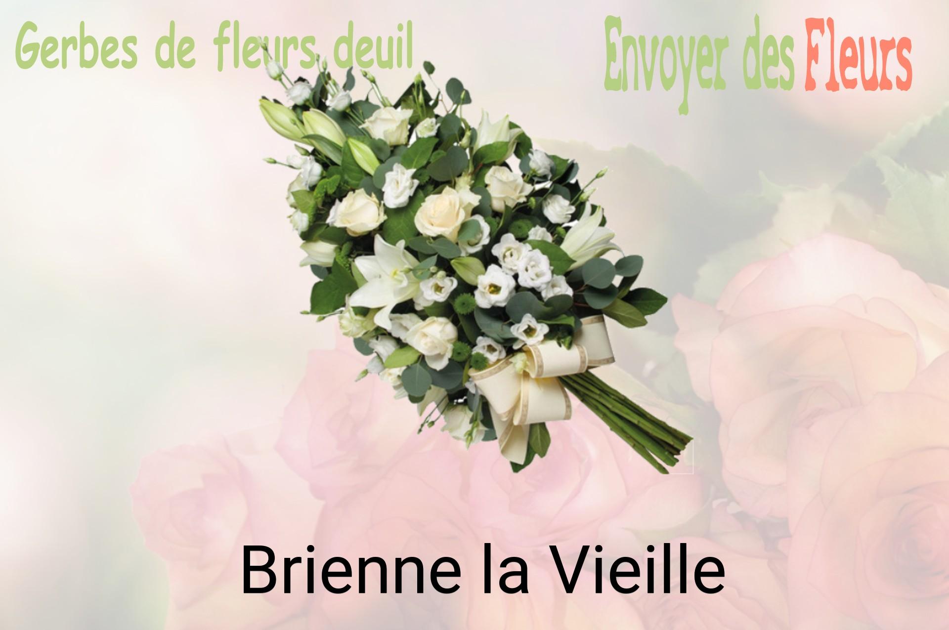 Gerbe de fleurs de deuil livrée à Brienne-la-Vieille